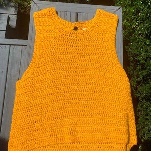 Anthropologie's Moth Brand - Crochet Knit Top